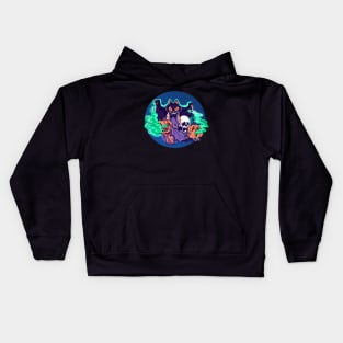 Spooky Halloween Creatures Kids Hoodie